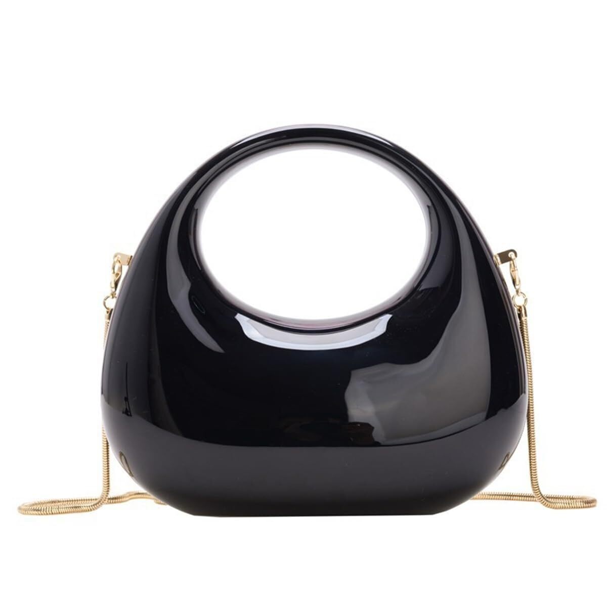 4001 Acrylic Handbags Cute Acrylic Clutch Small Unique Purse Trendy Metal